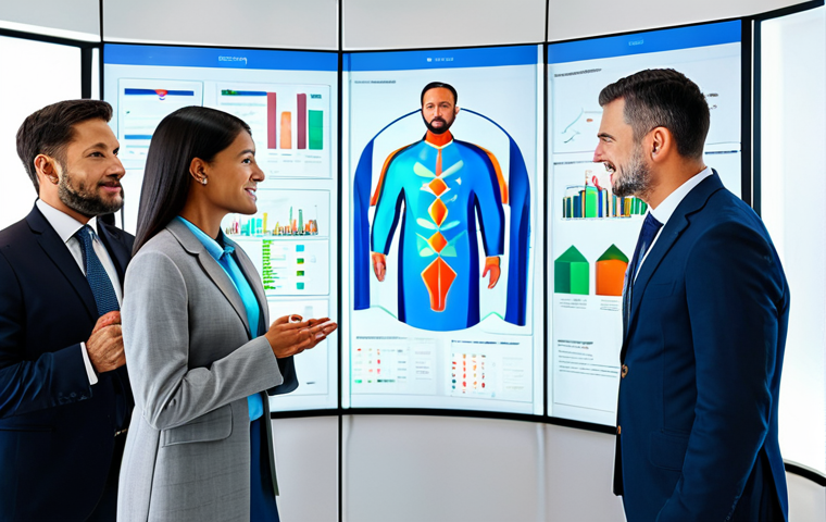 A diverse group of professional adults, fully clothed in modest business attire, are gathered around a large, transparent holographic display. The display showcases intricate digital representations of various tokenized traditional assets, such as real estate properties and fine art pieces, symbolizing fractional ownership and democratized access to investment. The background is a bright, modern, and spacious financial technology hub, emphasizing transparency and efficiency. Perfect anatomy, correct proportions, natural pose, well-formed hands, proper finger count, natural body proportions, safe for work, appropriate content, fully clothed, professional, family-friendly, high quality, professional photography, studio lighting, sharp focus.