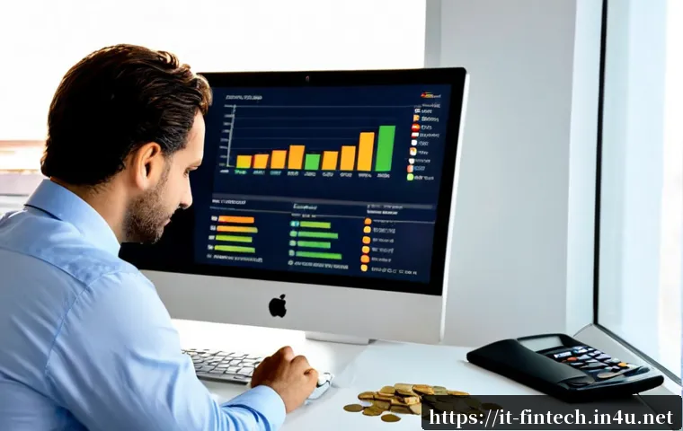 Home 17 AI 기반 펀드 평가 시스템 - Photorealistic Italian financial advisor reviewing an AI-powered fund evaluation dashboard on a larg...